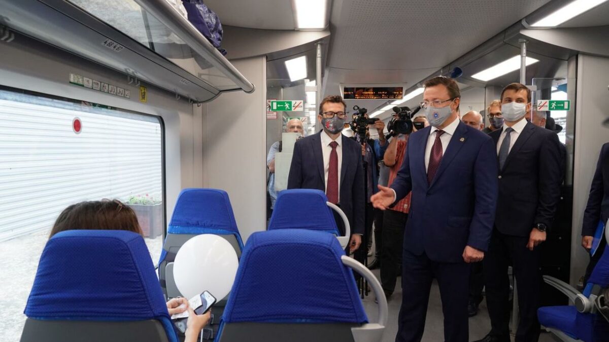 В Самаре запустили скорый электропоезд «Ласточка» www.samregion.ru