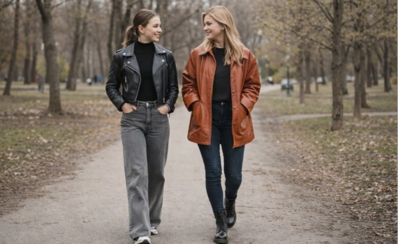 Дерзко, глянцево, навсегда: черный кожаный пиджак вернулся — без него весной-2026 не обойтись Дерзко, глянцево, навсегда: черный кожаный пиджак вернулся — без него весной-2026 не обойтись