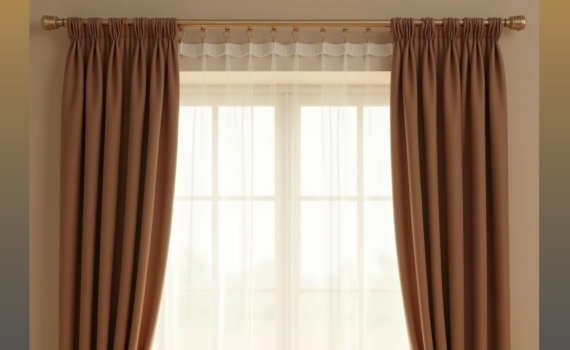 Один приём с карнизом — и потолок кажется выше: как создать эффект парящих штор Один приём с карнизом — и потолок кажется выше: как создать эффект парящих штор