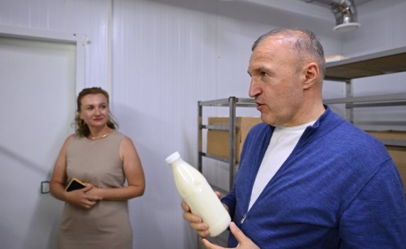 Глава Адыгеи посетил семейную сыроварню Глава Адыгеи посетил семейную сыроварню